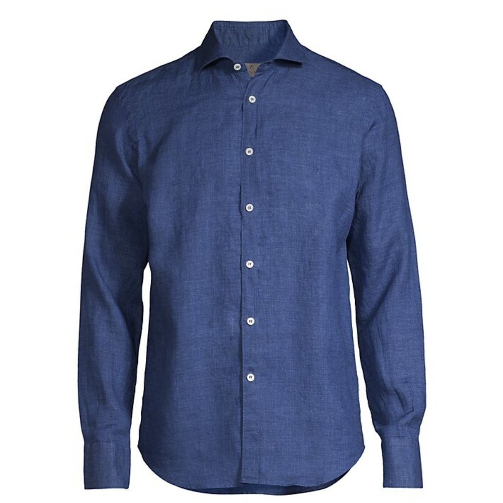Canali Linen Sport Shirts